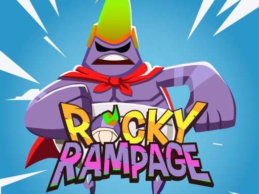 Rocky Rampage Online game screenshot - clicker - Free online game