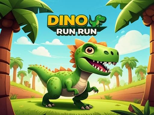 Dino run run game screenshot - adventure - Free online game