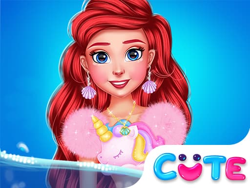 Princess Turned Into Mermaid game screenshot - girls - Free online game