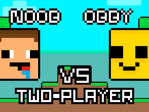 Noob vs Obby Two Player game screenshot - action - Free online game
