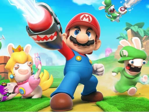 Super Mario Mission Impossible game screenshot - shooting - Free online game