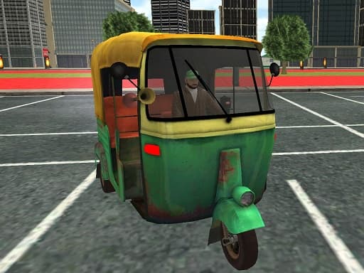 TukTuk Rickshaw City Driving Sim game screenshot - action - Free online game