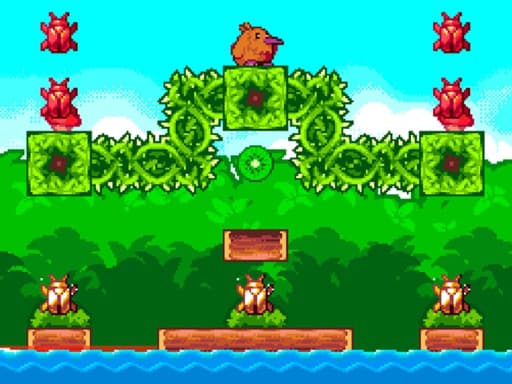 Captura de pantalla del juego  Super Kiwi Adventure - 2021  - adventure - Juego gratuito en línea