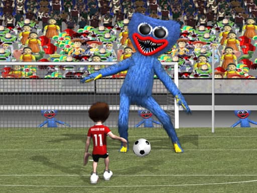 Captura de pantalla del juego Soccer Kid vs Huggy - sports - Juego gratuito en línea