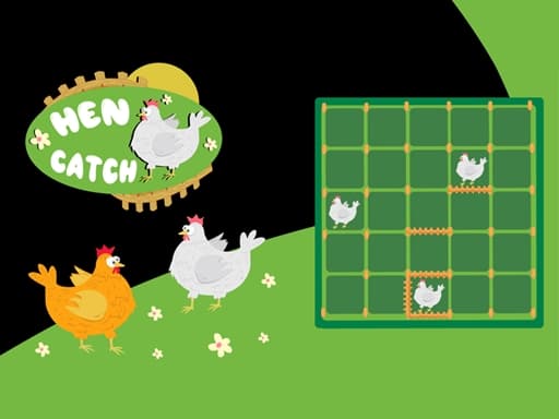 Catch The Hen: Lines and Dots游戏截图 - puzzles - 免费在线游戏
