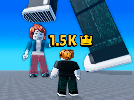 Captura de pantalla del juego Obby Grow with every step - hypercasual - Juego gratuito en línea