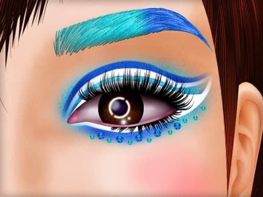 Incredible Princess Eye Art game screenshot - girls - Free online game