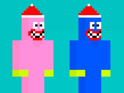 Noob Huggy Kissy game screenshot - adventure - Free online game