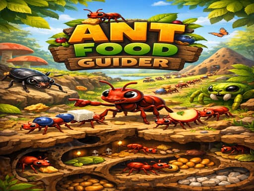 Ant food guider game screenshot - arcade - Free online game