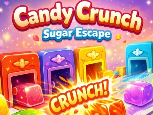 Candy Crunch: Sugar Escape game screenshot - puzzles - Free online game