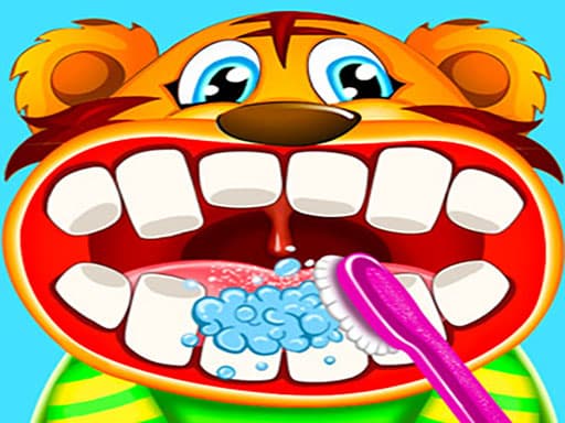 Baby Panda Dentist Care game screenshot - hypercasual - Free online game