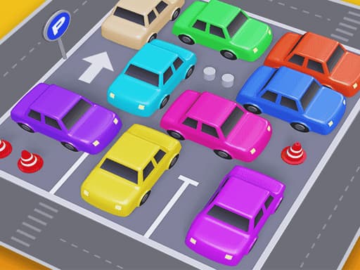 Parking Polly Cars game screenshot - puzzles - Free online game