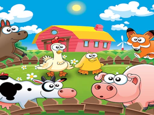 Farm Animals Learning游戏截图 - multiplayer - 免费在线游戏