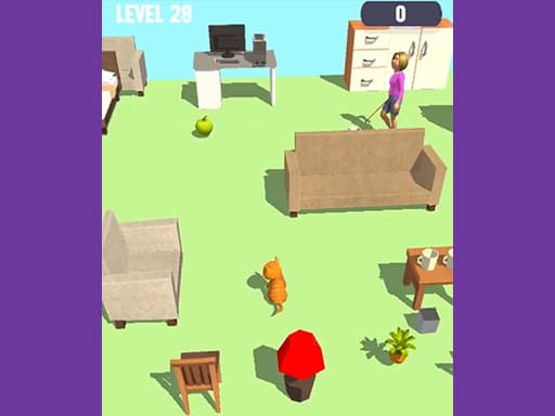Captura de pantalla del juego Nasty Cat - action - Juego gratuito en línea