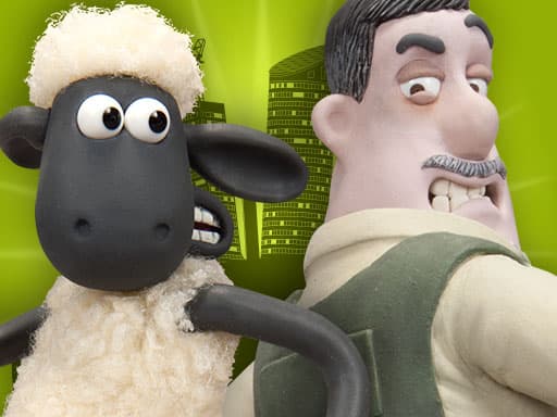 Captura de pantalla del juego Shaun the Sheep - jump - action - Juego gratuito en línea