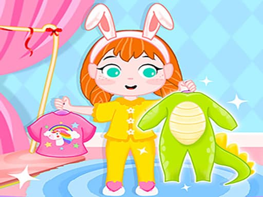 Girls Pajama Party game screenshot - hypercasual - Free online game