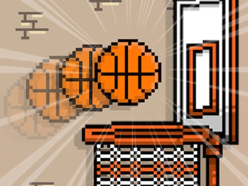 Captura de pantalla del juego Retro Basketball - sports - Juego gratuito en línea