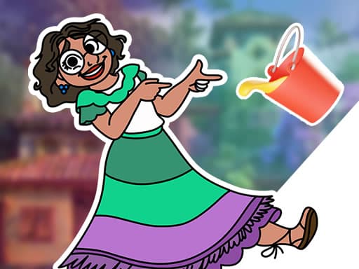 Encanto Coloring Book游戏截图 - boys - 免费在线游戏