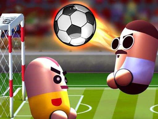 Captura de pantalla del juego 2 Player Head Soccer Game - sports - Juego gratuito en línea
