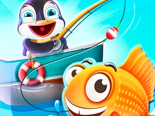 Penguin Deep Sea Fishing game screenshot - hypercasual - Free online game