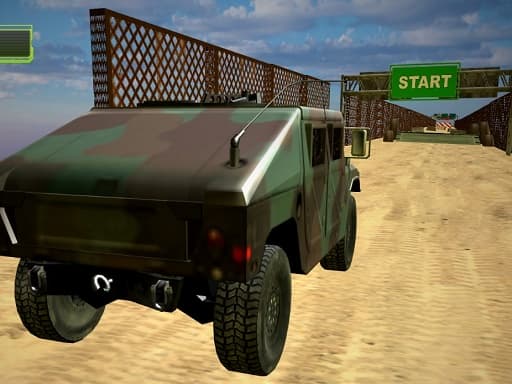 Military Vehicle Driving Simulation game screenshot - action - Free online game