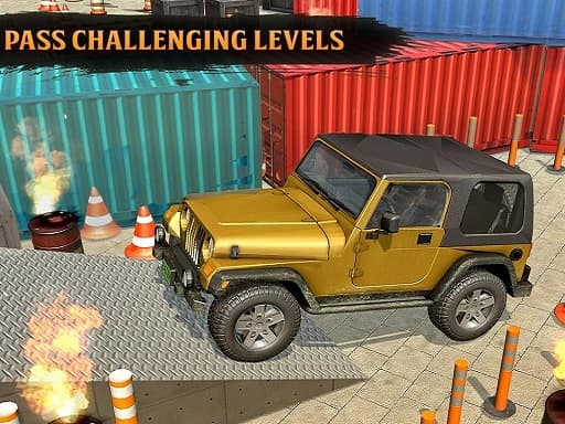 Classic Real 4x4 Jeep Parking Drive Game游戏截图 - arcade - 免费在线游戏