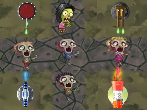 Captura de pantalla del juego Defend Against Zombies - adventure - Juego gratuito en línea