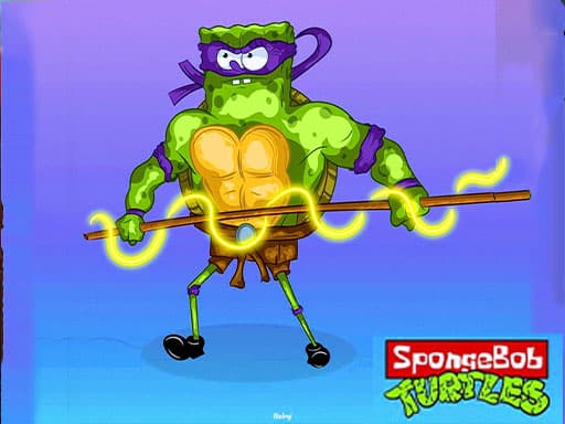 Captura de pantalla del juego spongebob turtles - adventure - Juego gratuito en línea