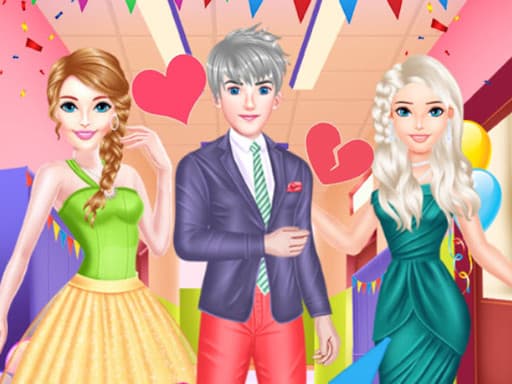 High School Crush Love Rival game screenshot - girls - Free online game