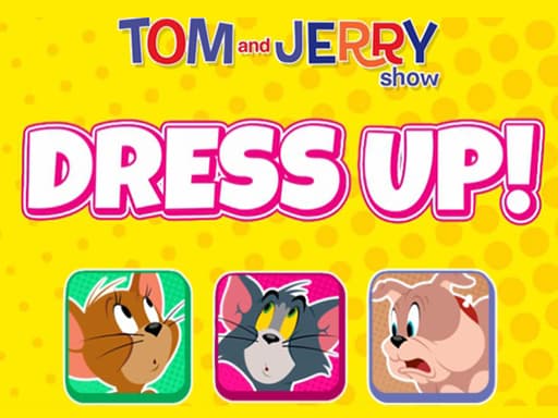 The Tom and Jerry Show Dress Up game screenshot - hypercasual - Free online game