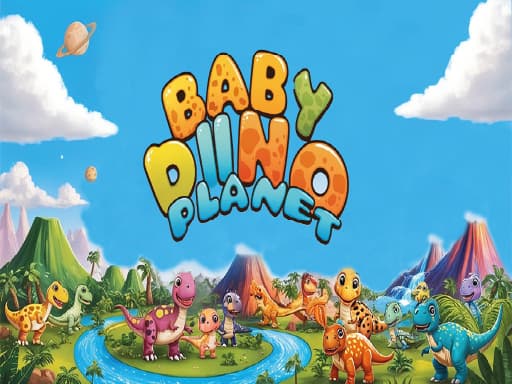 Baby Dino Planet游戏截图 - clicker - 免费在线游戏