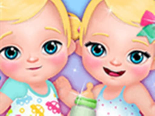 My New Baby Twins - Baby Care Game game screenshot - girls - Free online game