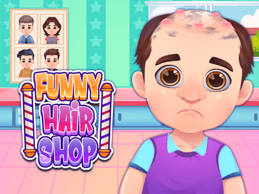 Captura de pantalla del juego Funny Hair Salons - hypercasual - Juego gratuito en línea