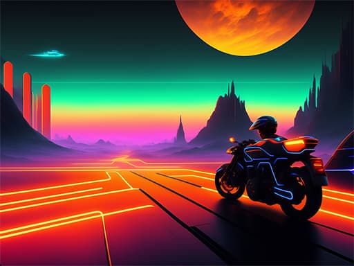 Motor Racing in Space游戏截图 - racing - 免费在线游戏