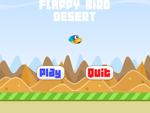 FLAPPY BIRD DESERT game screenshot - clicker - Free online game