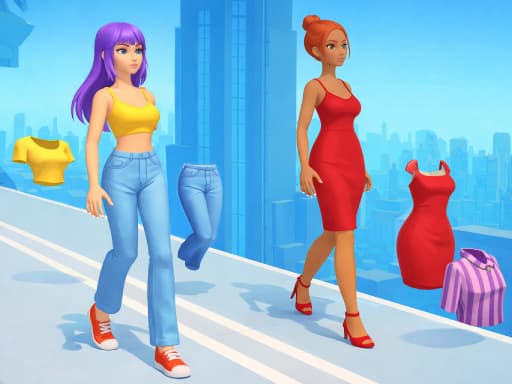 Fashion Battle Queen game screenshot - girls - Free online game