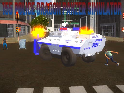 155 Police Dragon Panzer Drive game screenshot - action - Free online game