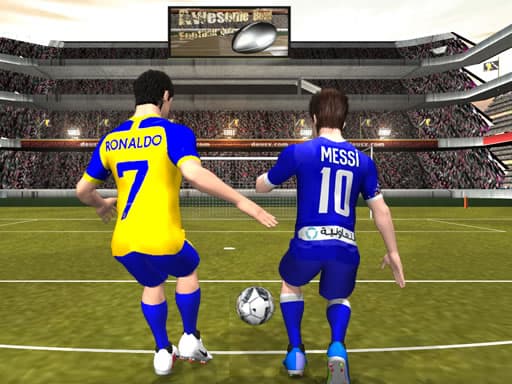 Messi vs Ronaldo KTT game screenshot - soccer - Free online game