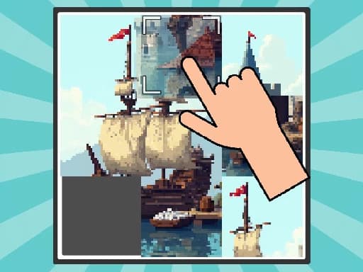 Pixel Slide Puzzle游戏截图 - puzzles - 免费在线游戏
