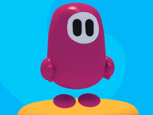 Fall Beans : Ultimate Knockout Race game screenshot - 3d - Free online game