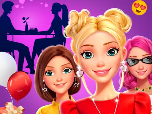 Ellie And Friends Get Ready For First Date game screenshot - girls - Free online game