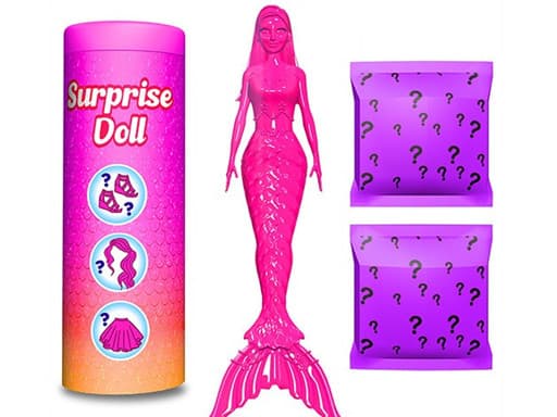 Color Reveal Mermaid Doll游戏截图 - girls - 免费在线游戏