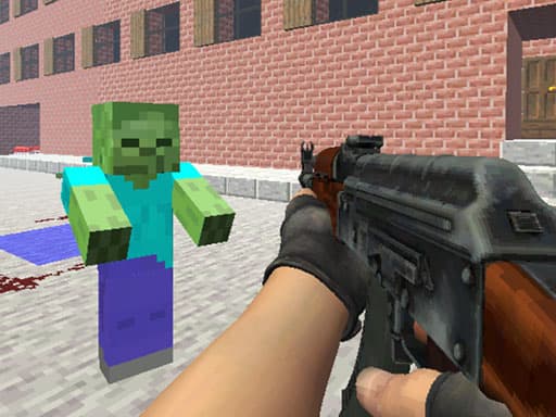 Counter Craft 2 Zombies游戏截图 - shooting - 免费在线游戏