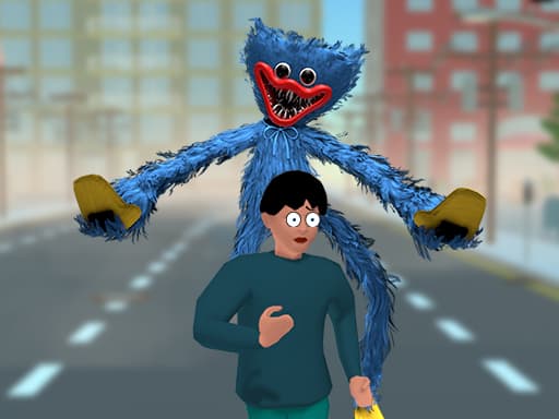Hagi Waga attack poppy Playtime Game game screenshot - adventure - Free online game