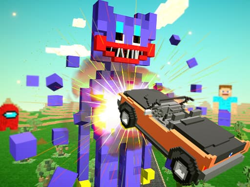 Nubic Stunt Car Crasher游戏截图 - racing - 免费在线游戏
