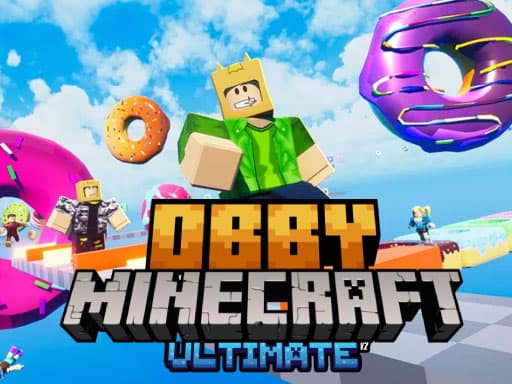 Obby Minecraft Ultimate game screenshot - adventure - Free online game