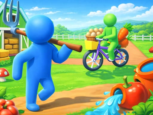 Captura de pantalla del juego Farm Land   Farming life game - hypercasual - Juego gratuito en línea