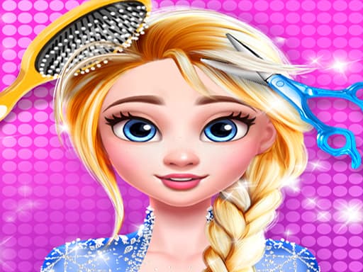 Hair Salon And Dress Up Girl game screenshot - hypercasual - Free online game
