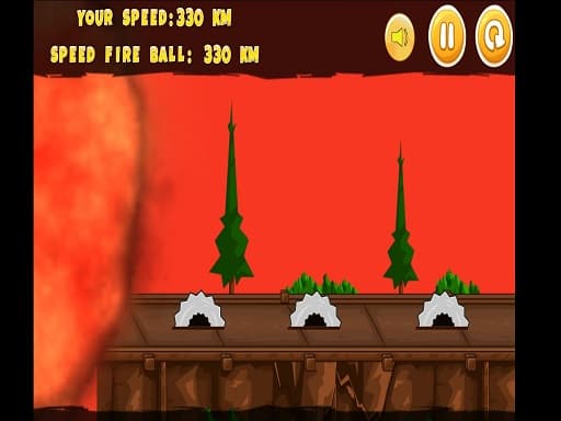 Lava Chase game screenshot - hypercasual - Free online game