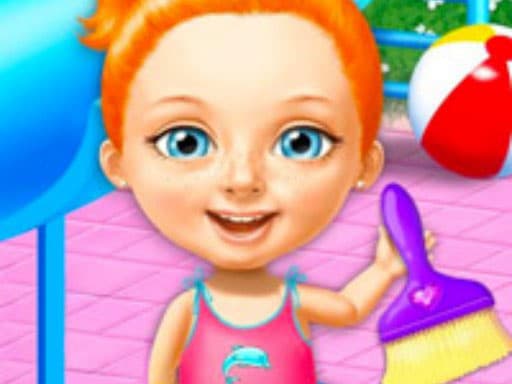 Sweet Girl Summer Cleanup game screenshot - hypercasual - Free online game